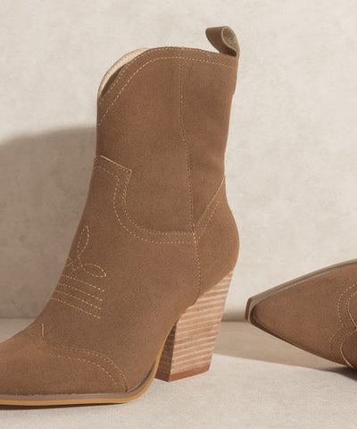 Ariella - Western Short Boots