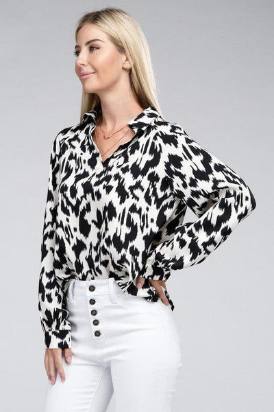 Allover print Collared Shirt - Statement Piece NY