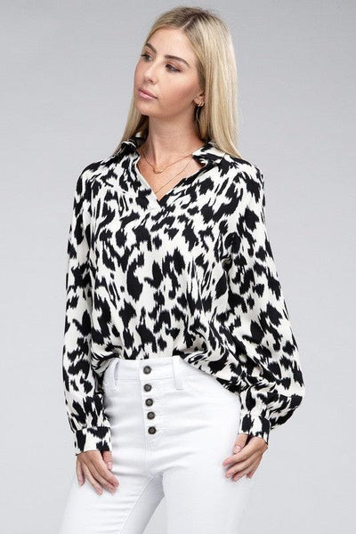 Allover print Collared Shirt - Statement Piece NY