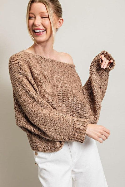 Loose Fit Knit Top - Statement Piece NY