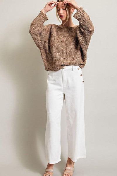 Loose Fit Knit Top - Statement Piece NY