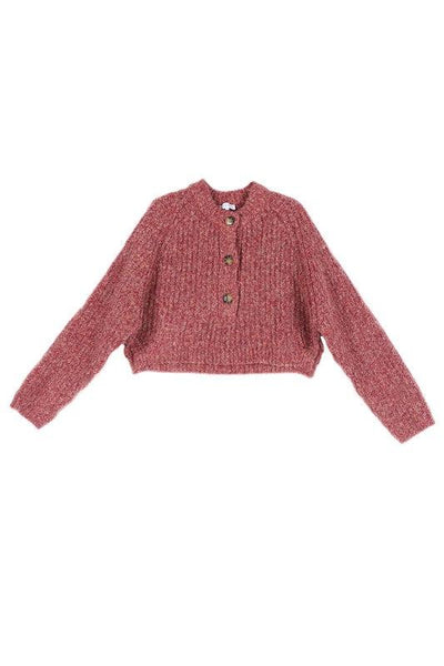 Melange Multicolor Sweater Top - Statement Piece NY