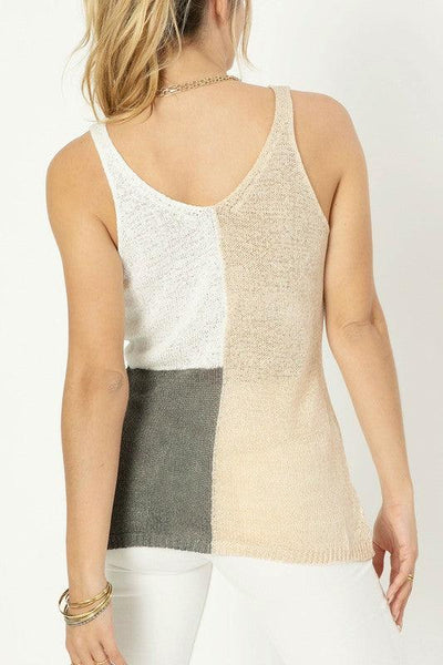 Modern Chic | Color Blocked Cami Top - Statement Piece NY