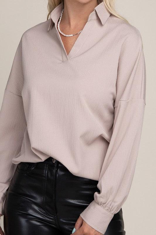 Solid Collared Shirt - Statement Piece NY