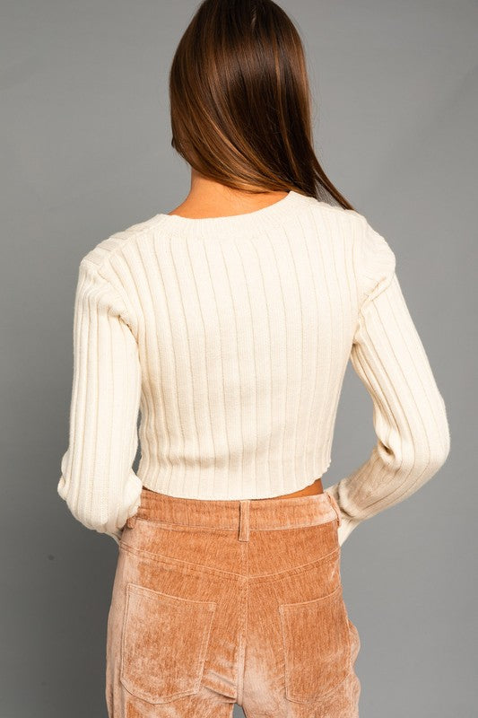 Asymmetrical Hem | Sweater Top