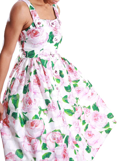 Be My Dainty |  Floral Dress - Statement Piece NY 3d flowers floral dress, _tab_size-chart, be my dainty, Blossom 2021, Brooklyn Boutique, Church, dress, Dresses, final sale, fit and flare, Floral, floral dress, Floral/Multi, formal dress, kate middleton floral dress, Midi Dress, Misses, Multi, not clearance, Pink, Sleeveless, Statement Clothing, statement piece, Statement Piece Boutique, statement piece ny, Statement Pieces, Statement Pieces Boutique, summer dress, Women's Boutique Statement Dresses
