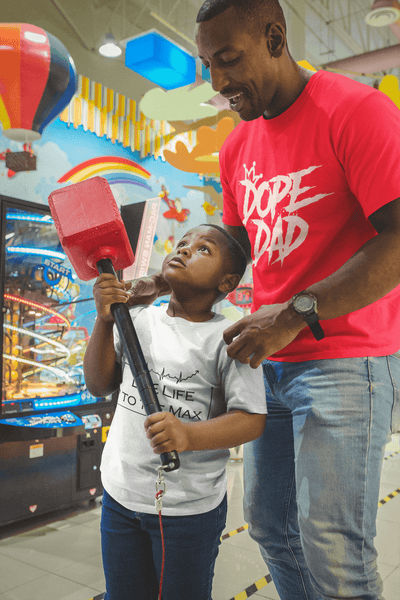 Dope Dad Tee | Pale Pink Graphic - Statement Piece NY Army, Dad, Dope dad, Father, Father's Day, Gift, Gifts for dad, King, not clearance, Oxblood_black, Oxbloood black, Red, Ships from USA, SPNY Exclusive, Statement Piece NY, Statement Tees, T-shirts, X-Large 