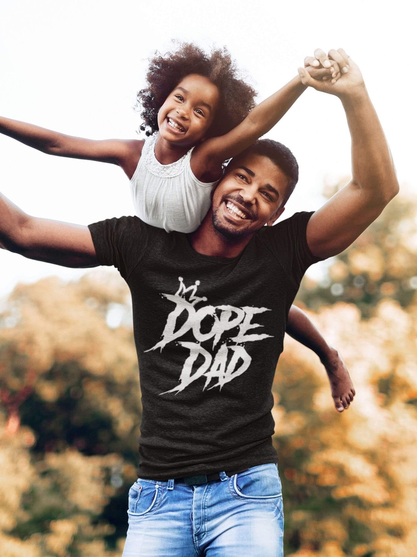 Dope Dad Tee | White Graphic - Statement Piece NY Black, Dad, Dope dad, Father, Father's Day, Gift, Gifts for dad, Kelly, King, Navy, not clearance, Royal, Ships from USA, SPNY Exclusive, Statement Piece NY, Statement Tees, T-shirts, True Royal, X-Large, XL 