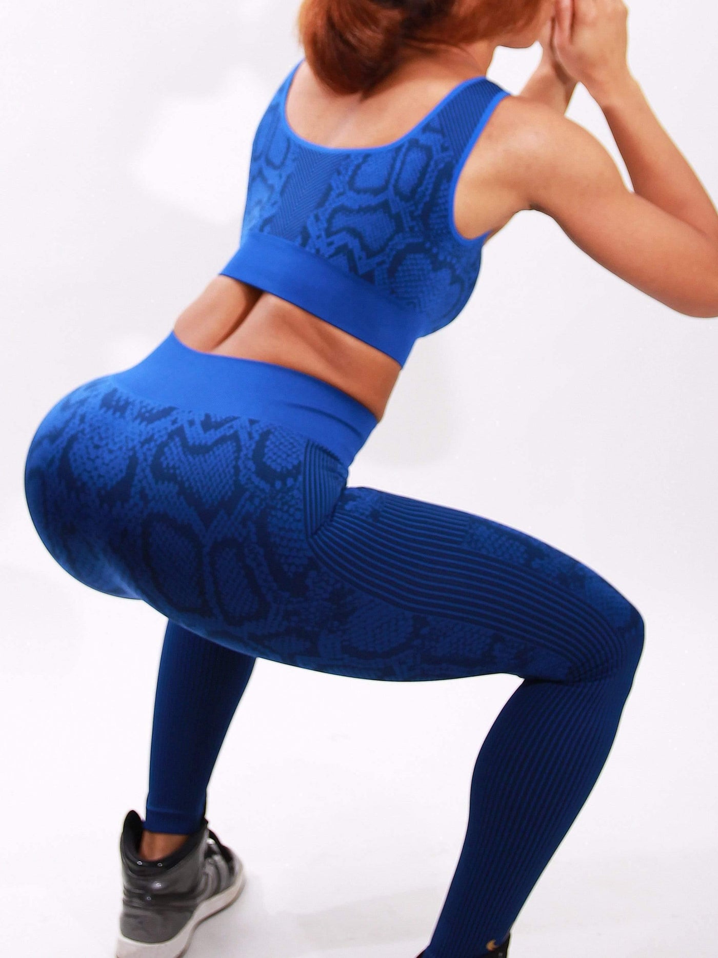 Explicit Energy | Seamless Activewear Set Blue SIZE SMALL - Statement Piece NY _tab_size-chart, Activewear, Activewear & Loungewear, Blue, Brooklyn Boutique, chic, clearance, final sale, leggings, Lounge, misses, not clearance, padded sports bra, Set, Sets, Ships from USA, sports bra, squat proof, squat proof leggings, squatproof, Statement Clothing, statement lounge, statement piece, Statement Piece Boutique, statement piece ny, Statement Pieces, Statement Pieces Boutique, Women's Boutique Statement Lounge