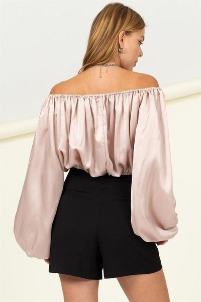 Flawless Flow | Trendy Moment Off Shoulder Blouse - Statement Piece NY