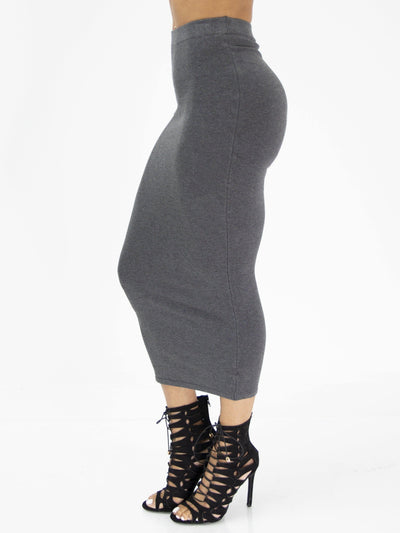 Get Fitted | Stretchy Pencil Skirt Dark Gray SIZE MEDIUM - Statement Piece NY _tab_size-chart, Bottom, Bottoms, Brooklyn Boutique, casual, comfy, cute dress, Dresses & Skirts, final sale, Grey, Midi Skirt, Misses, Monochrome, not clearance, Pencil Skirt, Ships from USA, Skinny Fit, skirt, SPNY Exclusive, statement, statement bottom, statement bottoms, statement piece, Statement Piece Boutique, statement piece ny, Statement Pieces, Statement Pieces Boutique, Women's Boutique, work wear, Workwear Skirts