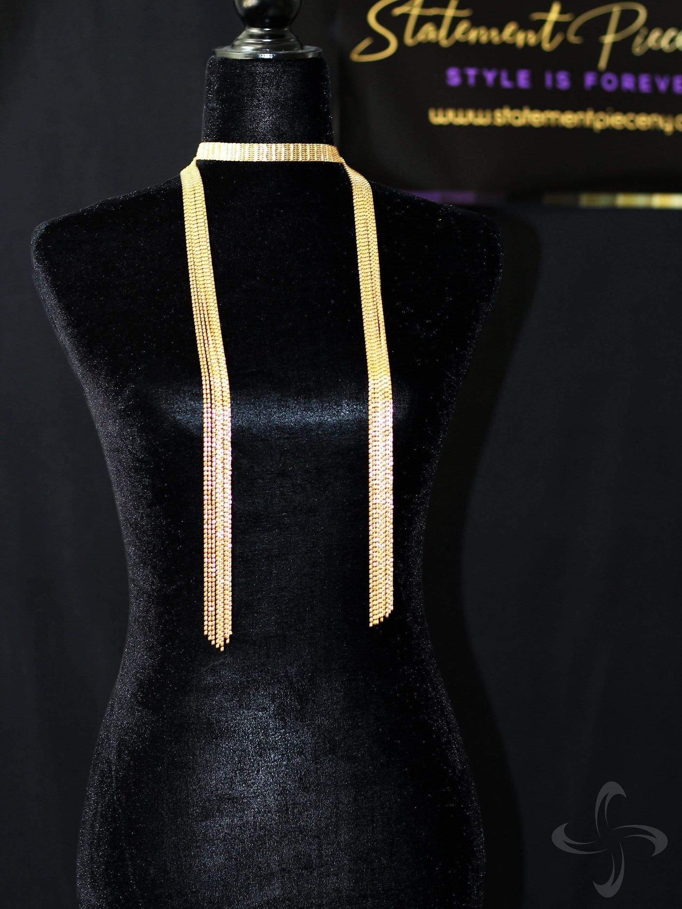 Great Neck | Gold Wrap Choker - Statement Piece NY Accessories, Brooklyn Boutique, chic, choker, final, final sale, Gold, gold choker, gold choker necklace womens, gold choker necklaces, Necklace, not clearance, Ships from USA, SPNY Exclusive, Statement Accessories, statement piece, Statement Piece Boutique, statement piece ny, Statement Pieces, Statement Pieces Boutique, Women's Boutique, women's gold choker necklaces Necklaces