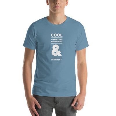 I'm Cool Tee | White Graphic - Statement Piece NY Asphalt, Dad, Dope dad, Father, Father's Day, Gift, Gifts for dad, Heather Prism Mint, Heather_prism_mint, King, not clearance, Ships from USA, SPNY Exclusive, Statement Piece NY, Statement Tees, Steel blue, Steel_blue, T-shirts, X-Large, XL, Yellow 
