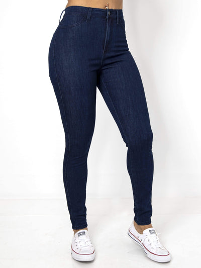Like Navy | Super Stretchy Skinny Jeans - Statement Piece NY _tab_size-chart, basic, Blossom 2021, Blue, Bottom, Bottoms, Brooklyn Boutique, casual, chic, Dark wash denim, Denim, Fall, jeans, Long Pants, Misses, not clearance, Ships from USA, skinny fit, skinny pants, SPNY Exclusive, statement, statement piece, Statement Piece Boutique, statement piece ny, Statement Pieces, Statement Pieces Boutique, Women's Boutique Pants