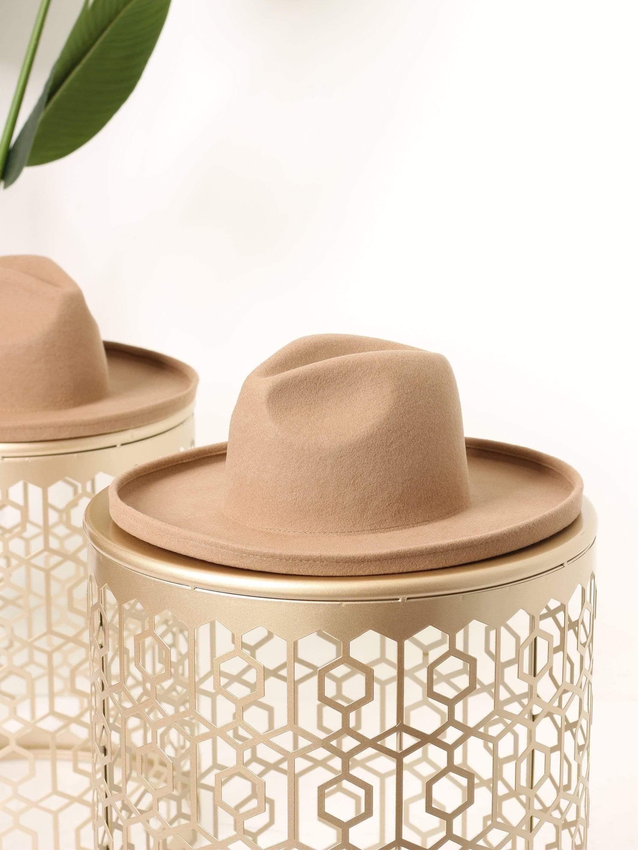 Gigi Pip 100% Australian Wool Fedora Hat - Size S/M GIGI PIP Fedora 100% Australian Wool Size 55 main image 2