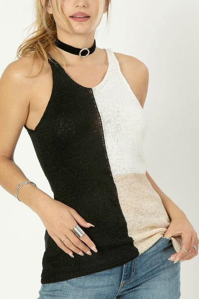 Modern Chic | Color Blocked Cami Top - Statement Piece NY