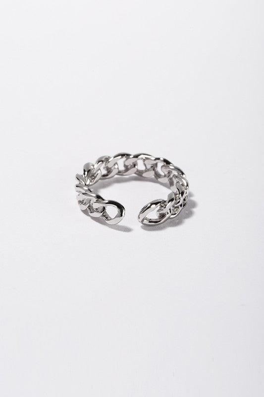 Open Chain | Silver Ring - Statement Piece NY final sale, ring, silver ring Rings