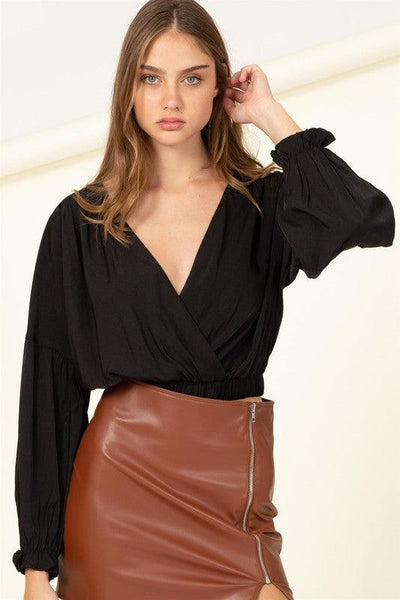 Pretty Pleased | Wrap Crop Blouse - Statement Piece NY