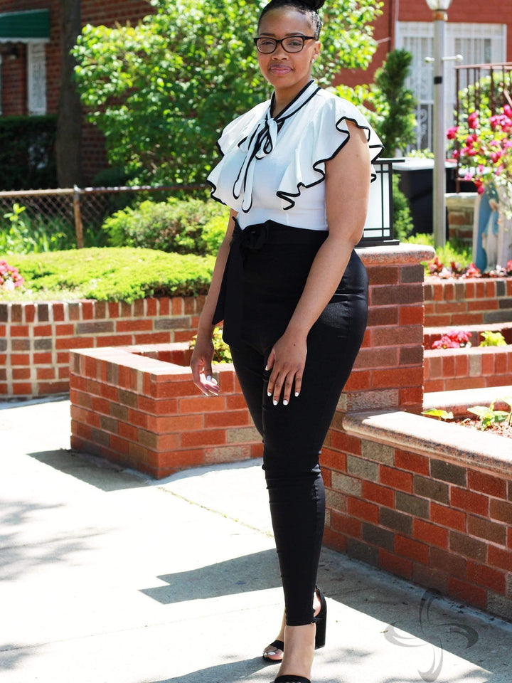 Ready or Knot | PLUS Size Black High Waisted Pants SIZE 3XL Statement Piece NY Ready or Knot | PLUS Size Black High Waisted Pants SIZE 3XL Statement Piece NY