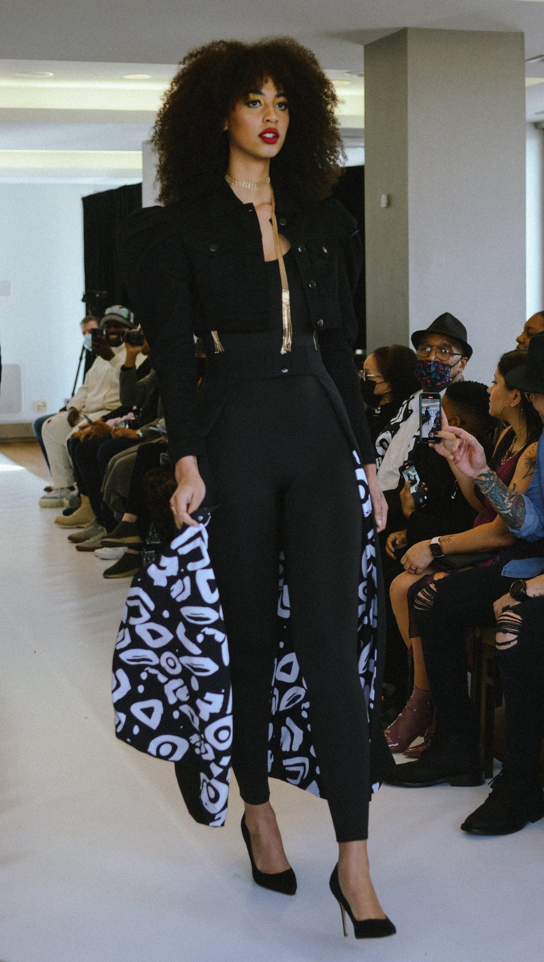 Say That Again | Reversible Open Front Maxi Skirt – Statement Piece NY