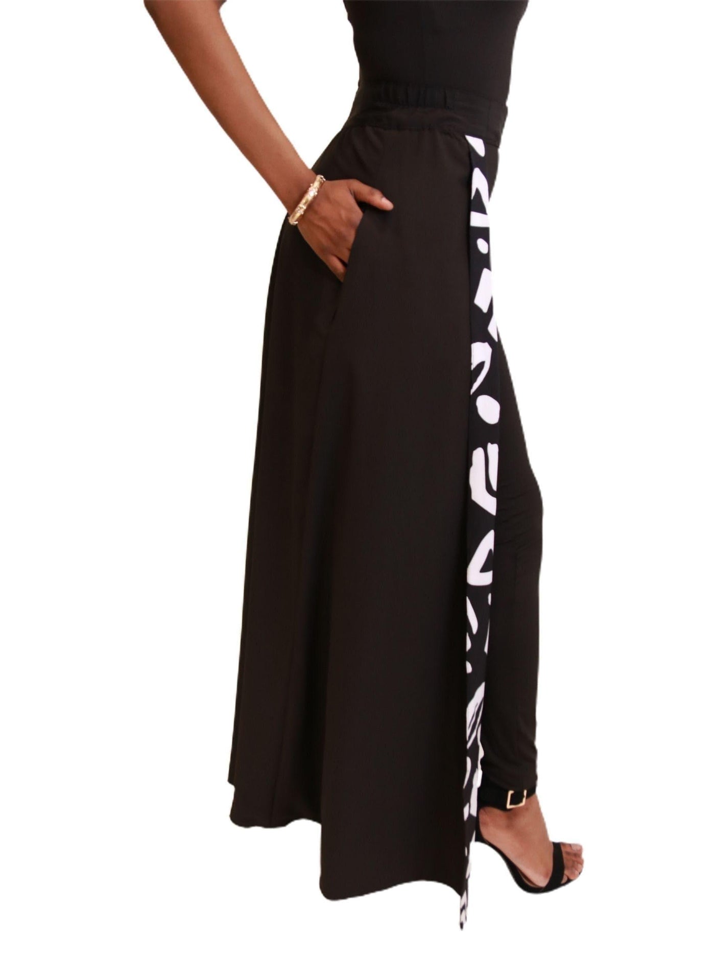 Say That Again | Reversible Open Front Maxi Skirt - Statement Piece NY _tab_plus-size-size-chart, _tab_size-chart, Bottom, Bottoms, Maxi Skirt, Reversible, Skirt, statement, Statement Clothing, statement piece, Statement Piece Boutique, statement piece ny, Statement Pieces, Statement Pieces Boutique Skirts