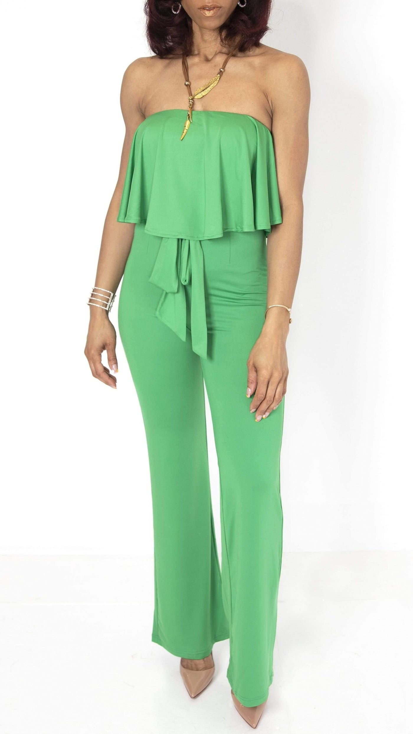 Show My Lady! | Green Jumpsuit - Statement Piece NY _tab_size-chart, Brooklyn Boutique, chic, classy, Colorful, cute dress, cute dresses for women, dress, Dresses, dresses & jumpsuits, Dresses & Skirts, final sale, Green, jumpsuit, Long Pants, Misses, not clearance, romper, rompers, Ships from USA, SPNY Exclusive, statement, Statement Clothing, statement piece, Statement Piece Boutique, statement piece ny, Statement Pieces, Statement Pieces Boutique, Women's Boutique Statement Dresses/Jumpsuits