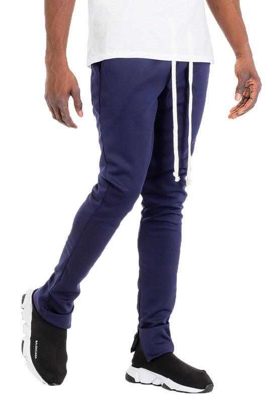 Slim Fit King | Solid Color Track Pants - Statement Piece NY Plus Size, Statement Tees, Sweatpants, XL Pants