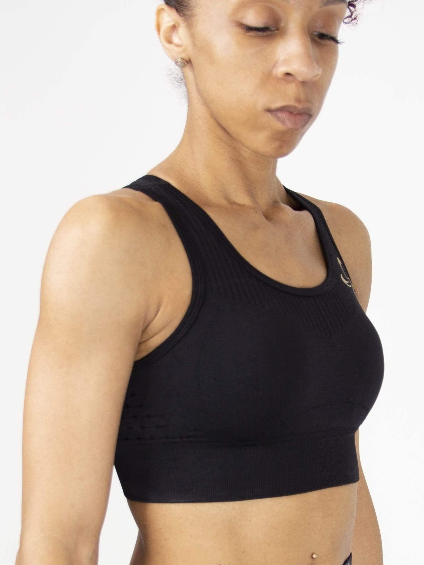 Sporty | Black Sports Bra - Statement Piece NY _tab_size-chart, Activewear, Activewear & Loungewear, Brooklyn Boutique, chic, compression, Lounge, misses, not clearance, padded sports bra, Ships from USA, SPNY Exclusive, sports bra, Statement Clothing, statement lounge, statement piece, Statement Piece Boutique, statement piece ny, Statement Pieces, Statement Pieces Boutique, Women's Boutique Activewear