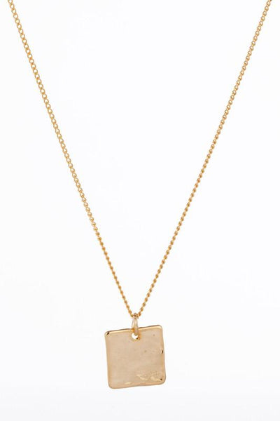 Twisted and Square | Gold Ring & Necklace Set - Statement Piece NY fashion jewelry, final sale, Gold necklace, gold ring, Jewelry, jewelry set, Necklace, ring Necklaces