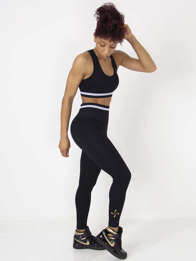 Stealth | Black Seamless Activewear Set - Statement Piece NY _tab_size-chart, Activewear, Activewear & Loungewear, Black, Brooklyn Boutique, chic, leggings, Lounge, Misses, not clearance, Set, Sets, Ships from USA, SPNY Exclusive, sports bra, statement, Statement Clothing, statement lounge, statement piece, Statement Piece Boutique, statement piece ny, Statement Pieces, Statement Pieces Boutique, Women's Boutique Activewear
