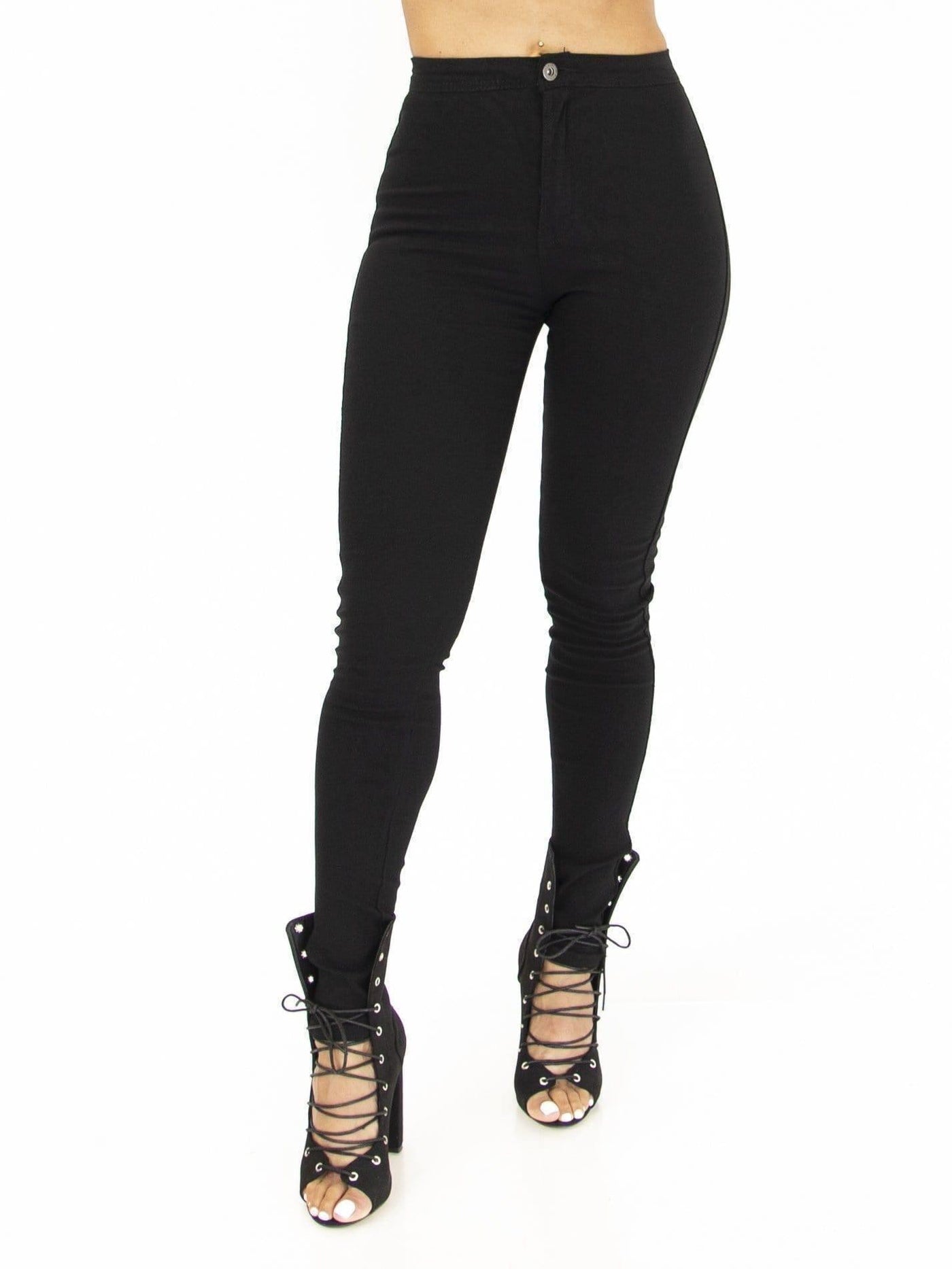 Stretchy Delight | Black Pants - Statement Piece NY _tab_final-sale, _tab_size-chart, Black, Bottoms, Brooklyn Boutique, Colorful, Fall, Fall Fashion, Long Pants, Misses, Monochrome, not clearance, pants, Ships from USA, Skinny Fit, small, SPNY Exclusive, Standard Fall, statement, Statement Clothing, statement piece, Statement Piece Boutique, statement piece ny, Statement Pieces, Statement Pieces Boutique, Women's Boutique, Workwear, X-Large, XL Pants