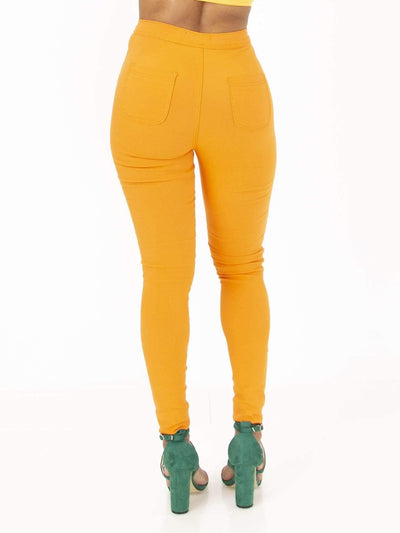 Stretchy Delight | Orange Pants - Statement Piece NY _tab_size-chart, Bottoms, Brooklyn Boutique, Colorful, Fall, Fall Fashion, Long Pants, Misses, not clearance, Orange, pants, Ships from USA, Skinny Fit, small, SPNY Exclusive, Standard Fall, statement, Statement Clothing, statement piece, Statement Piece Boutique, statement piece ny, Statement Pieces, Statement Pieces Boutique, Women's Boutique, Workwear, X-Large, XL Pants