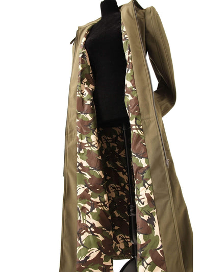 Take Command by Valish | Camo Lined Long Coat - Statement Piece NY