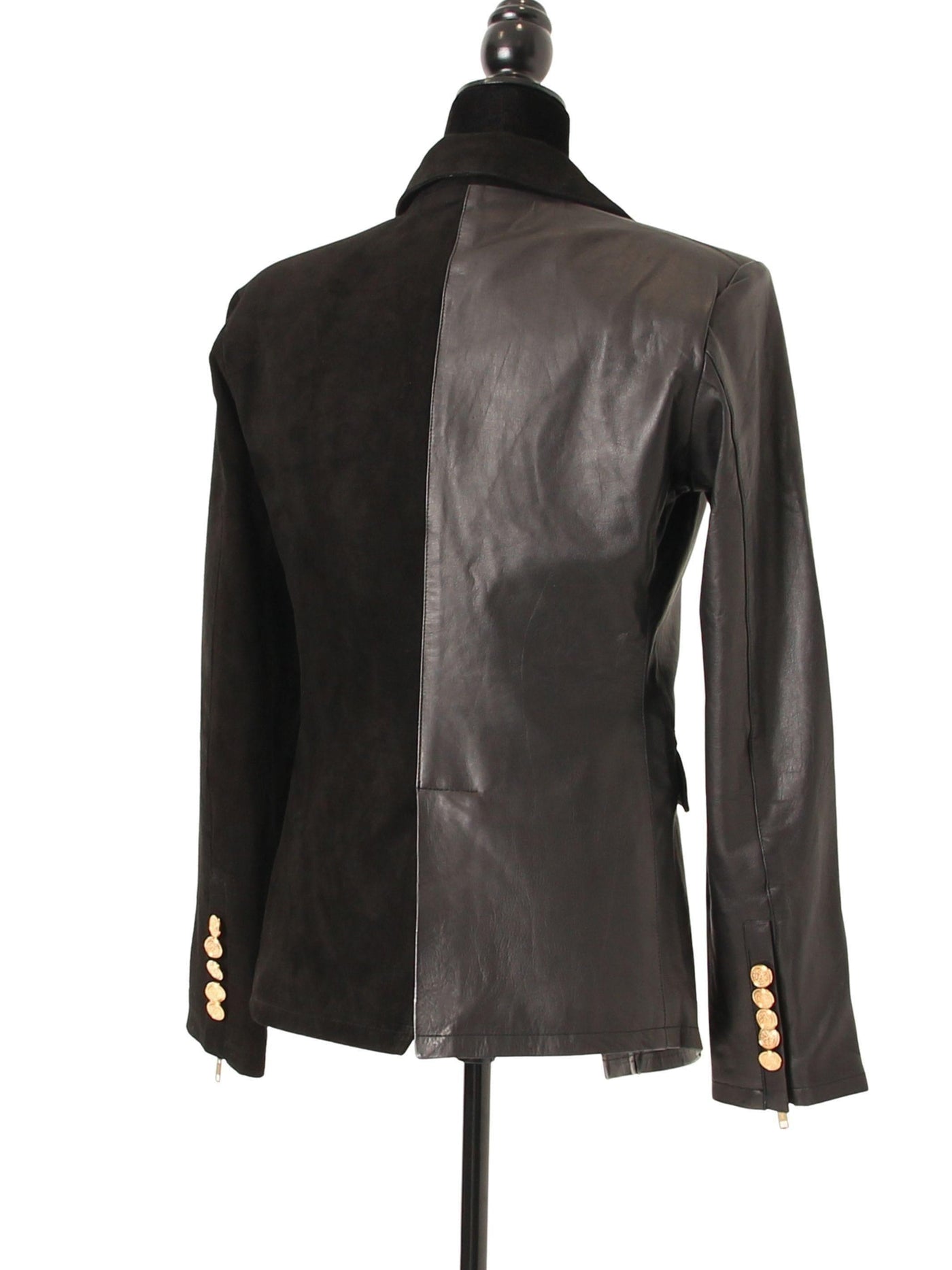 Tenacious by Valish | Genuine Leather/ Genuine Suede Blazer Coat - Statement Piece NY