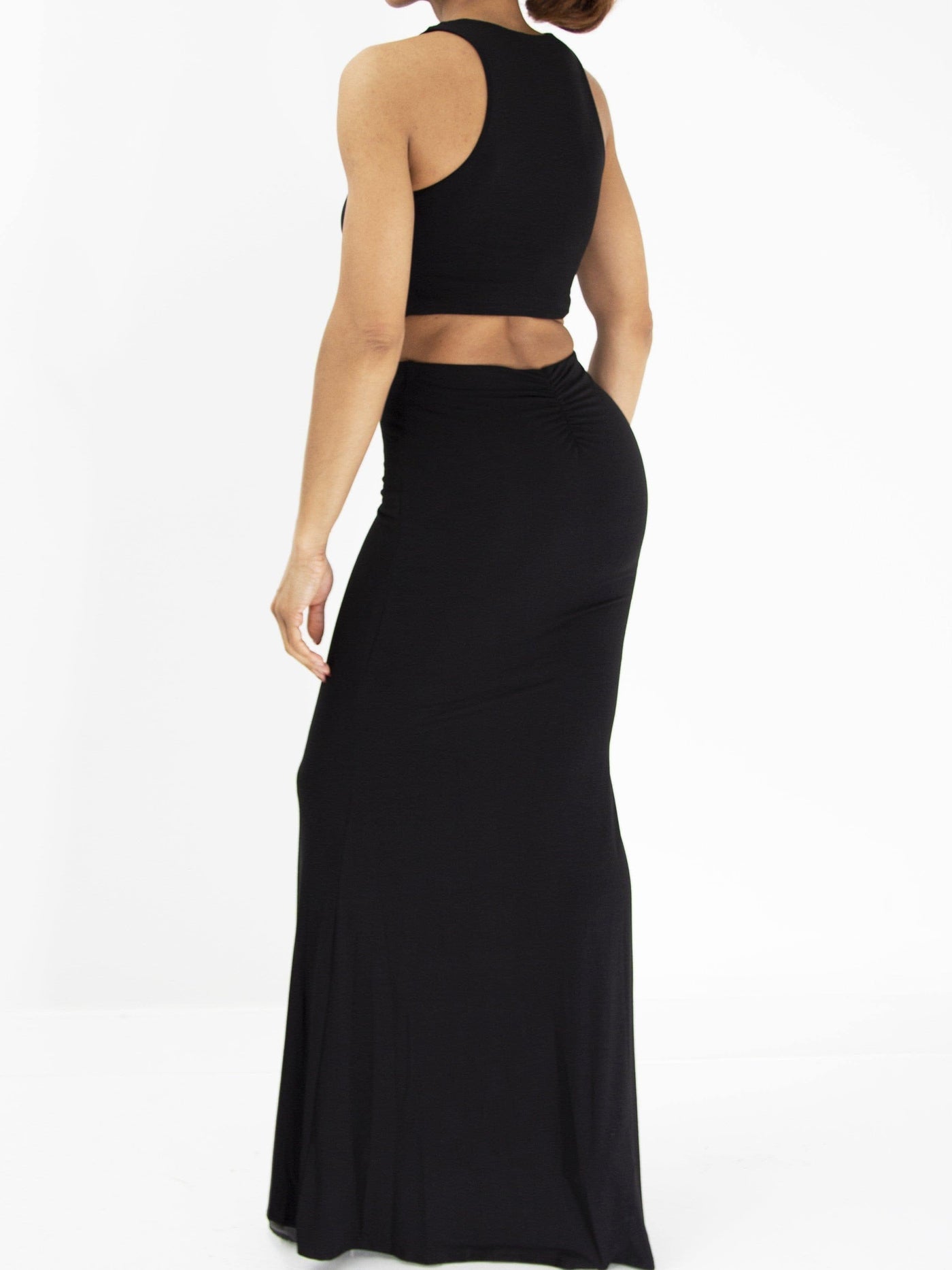 The Mermaid | 2 Piece Maxi Skirt Set - Statement Piece NY _tab_size-chart, Black, Brooklyn Boutique, chic, Crop Top, cute dress, cute dresses for women, dresses, Dresses & Skirts, final, final sale, Maxi Skirt, maxi skirt set, Misses, Monochrome, not clearance, ruched, Set, Sets, Ships from USA, SPNY Exclusive, statement, statement piece, Statement Piece Boutique, statement piece ny, Statement Pieces, Statement Pieces Boutique, Women's Boutique Statement Dresses/Jumpsuits
