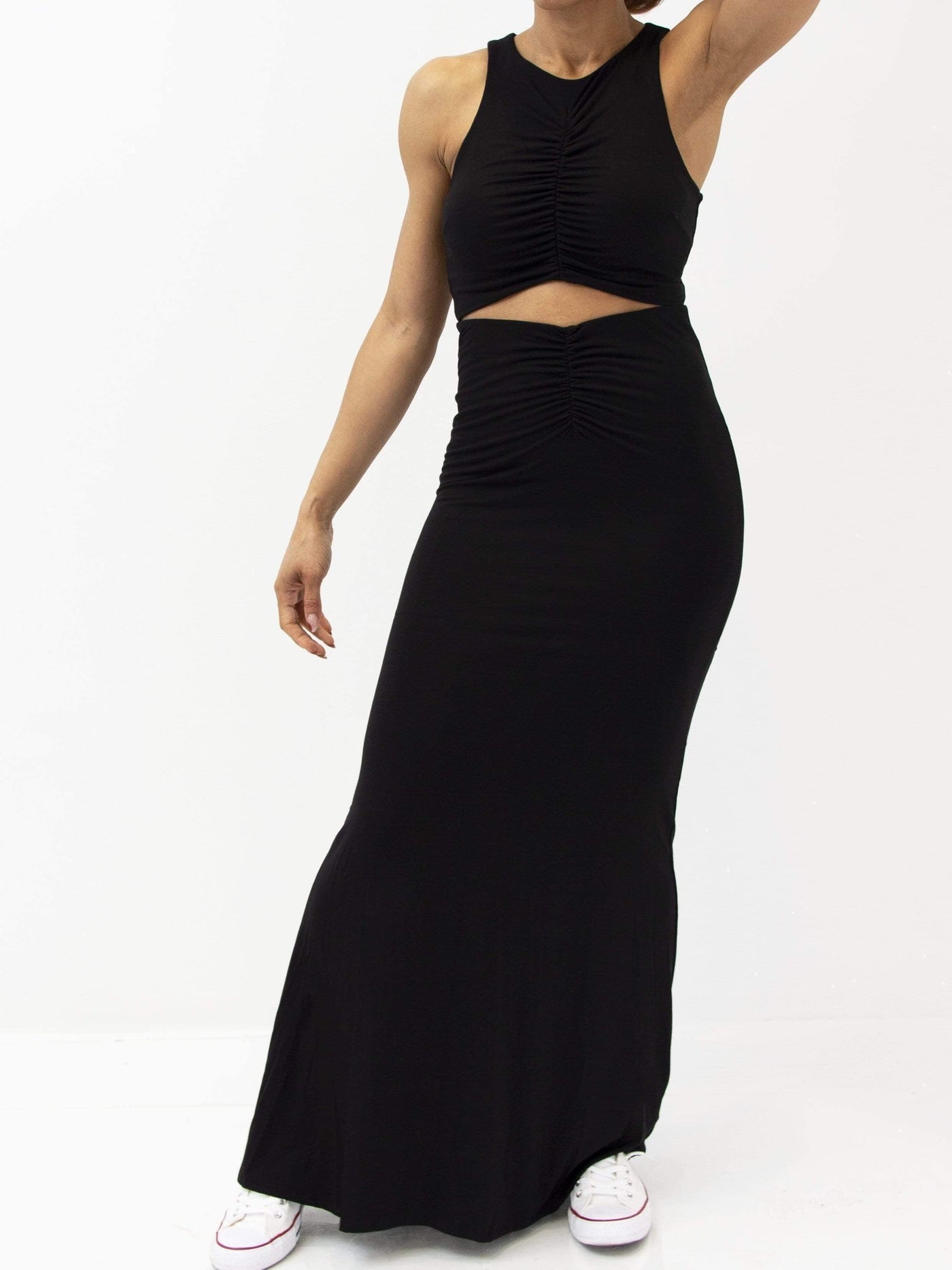 The Mermaid | 2 Piece Maxi Skirt Set - Statement Piece NY _tab_size-chart, Black, Brooklyn Boutique, chic, Crop Top, cute dress, cute dresses for women, dresses, Dresses & Skirts, final, final sale, Maxi Skirt, maxi skirt set, Misses, Monochrome, not clearance, ruched, Set, Sets, Ships from USA, SPNY Exclusive, statement, statement piece, Statement Piece Boutique, statement piece ny, Statement Pieces, Statement Pieces Boutique, Women's Boutique Statement Dresses/Jumpsuits