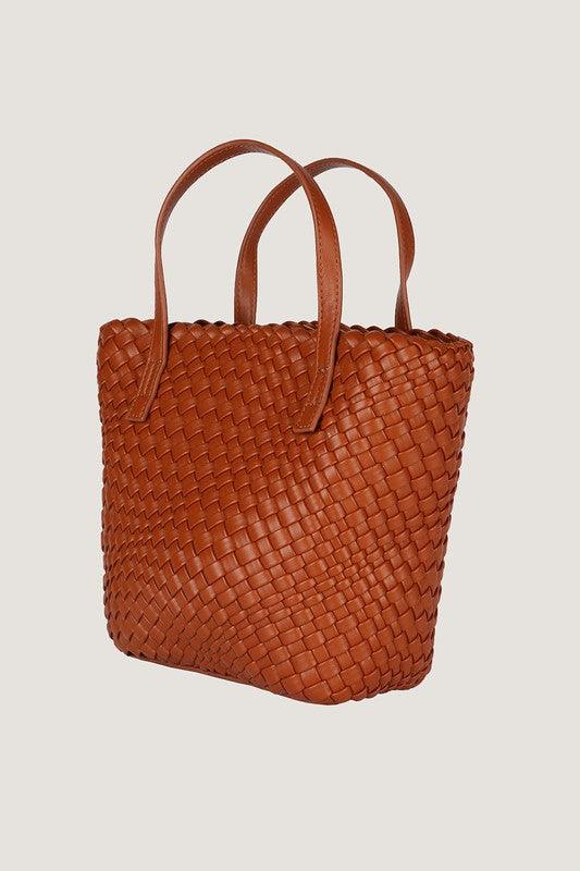 Weaving | Mini PU Vegan Leather Bag - Statement Piece NY bag, handbag, weaving, weaving bag, weavingbag Handbags