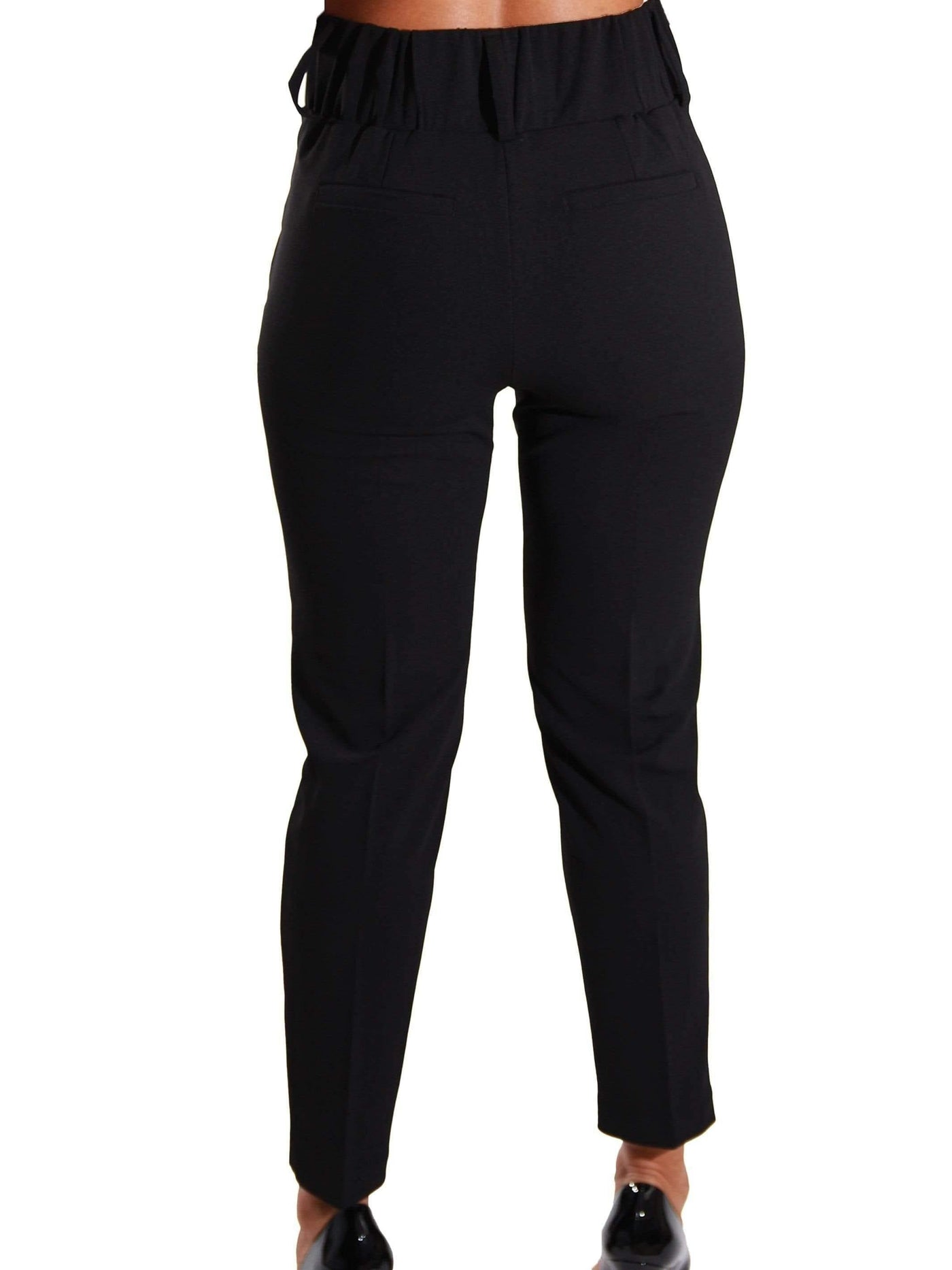 Works Tale | High Waisted Trousers SIZE SMALL - Statement Piece NY _tab_size-chart, Black, Bottoms, Brooklyn Boutique, casual, clearance, Fall, Fall Fashion, final, final sale, High Waisted, high waisted pants, Last One, Long Pants, Misses, Monochrome, pants, Ships from USA, Skinny Fit, SPNY Exclusive, Standard Fall, statement, statement bottoms, statement piece, Statement Piece Boutique, statement piece ny, Statement Pieces, Statement Pieces Boutique, Women's Boutique, work wear, Workwear Statement Bottoms